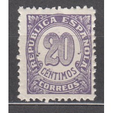 España Sueltos 1938 Edifil 748 Cifras ** Mnh