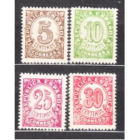 España Variedades 1938 Edifil 745/750 pc ** Mnh Papel cartulina