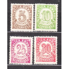 España Variedades 1938 Edifil 745/750 pc ** Mnh Papel cartulina