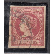 España Clásicos 1860-61 Edifil 53 Usado - Bonito