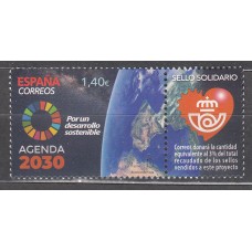 España II Centenario Correo 2019 Edifil 5342 ** Mnh  Agenda 2030