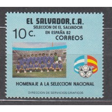 Salvador - Correo 1982 Yvert 896 ** Mnh Deportes - Fútbol