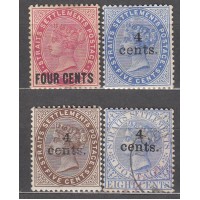Malacca - Correo Yvert 75/78 */usado Mh /usado nº 78 usado
