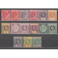 Malacca - Correo Yvert 120/34 */usado Mh/usado  Eduardo VII
