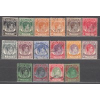 Malacca - Correo Yvert 223/37 */(*)/usado Mh/Mng/usado  Falta 224B-230A Jorge VI