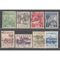 Malacca Ocupación Japonesa Yvert 28/35 usado 