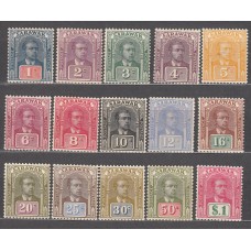 Malaysia - Sarawak Correo Yvert 72/85 **/* Mnh/Mh Personaje