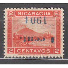 Nicaragua - Correo 1901 Yvert 142b * Mh  Sobrecarga Invertida