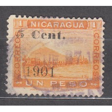 Nicaragua - Correo 1901 Yvert 145 usado 