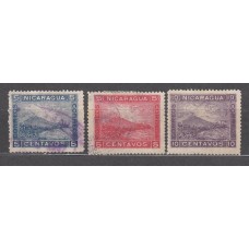 Nicaragua - Correo 1902 Yvert 176/78 usado
