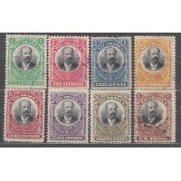 Nicaragua - Correo 1903 Yvert 179/86 (*)/usado Mng/usado Presidente Zelaya - Personajes