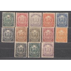Nicaragua - Correo 1905 Yvert 196/208 * Mh 
