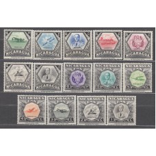 Nicaragua - Correo 1954 Yvert 774/80+ A.317/23 * Mh Aviones