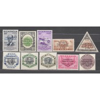Nicaragua - Correo 1956 Yvert 786/91+ A.334/37 * Mh Exposición Nacional