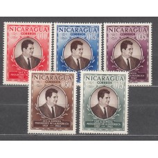 Nicaragua - Correo 1957 Yvert 802/806 * Mh Presidente Somoza