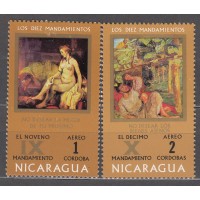 Nicaragua - Aereo Yvert 730/31 * Mh Pinturas