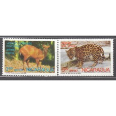 Nicaragua - Aereo Yvert 823/24 * Mh Fauna