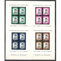 Nicaragua - Hojas Yvert 100/103 (*) Mng Keneedy 