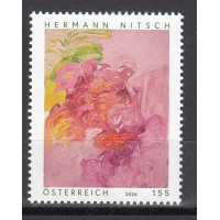Austria Correo 2026 ** Mnh Pintura Hermann Nitseh