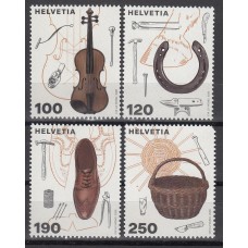 Suiza Correo 2026 ** Mnh Oficios Artesanales