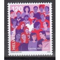 Suiza Correo 2026 ** Mnh Caritas