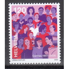 Suiza Correo 2026 ** Mnh Caritas