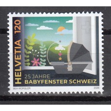 Suiza Correo 2026 ** Mnh Baby Womdpws Suiza 25 años