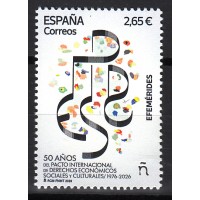 España II Centenario Correo 2026 ** Mnh 50 Años Derecho Economico Social