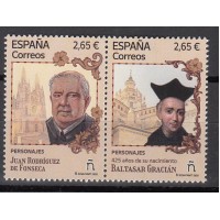 España II Centenario Correo 2026 ** Mnh Personajes