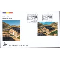 Andorra Española Sobres 1º Día 2026 Refugi de Juclar