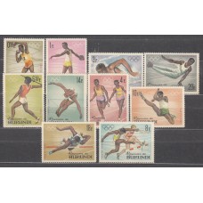 Burundi - Correo Yvert 102/11 ** Mnh  Olimpiadas de Toquio