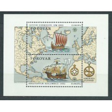 Feroe - Hojas Yvert 5 ** Mnh Europa barcos