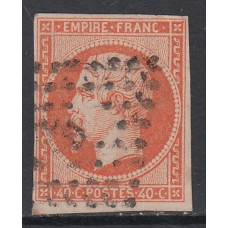 Francia - Correo 1853 Yvert 16 Usado
