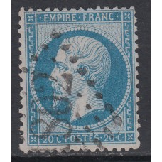 Francia - Correo 1862 Yvert 22 Usado