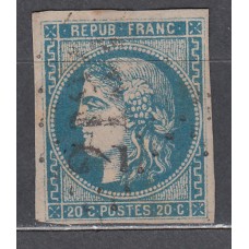 Francia - Correo 1870 Yvert 45A Usado