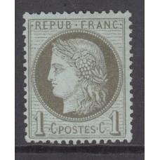 Francia - Correo 1872 Yvert 50 (*) Mng