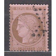 Francia - Correo 1875 Yvert 54 Usado