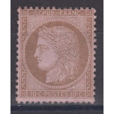 Francia - Correo 1873 Yvert 58 * Mh