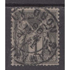 Francia - Correo 1877 Yvert 83 Usado