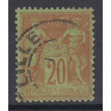 Francia - Correo 1884 Yvert 96 Usado