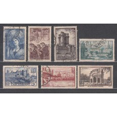 Francia - Correo 1938 Yvert 388/94 usado