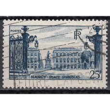 Francia - Correo 1948 Yvert 822 usado   Plaza Stanislas