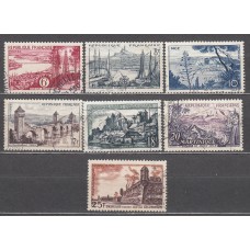 Francia - Correo 1955 Yvert 1036/42 usado