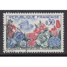 Francia - Correo 1963 Yvert 1369 usado   Flores