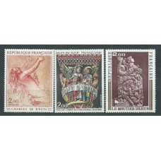 Francia - Correo 1973 Yvert 1741/3 ** Mnh  Arte