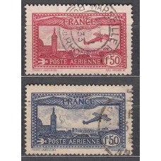 Francia - Aereo Yvert 5/6 Usado - Avión