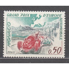 Monaco - Correo 1963 Yvert 609 usado  Automovilismo de Montecarlo