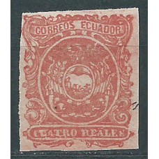 Ecuador - Correo 1866 Yvert 4 (*) Mng