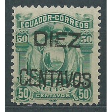 Ecuador - Correo 1883 Yvert 14 * Mh