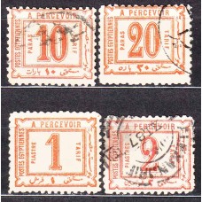 Egipto - Taxa Yvert 6/9 usado
